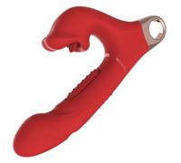 G Spot Vibrator Sex Toys for Women - 3 in 1 Rabbit Vibrator Wand Anal Dildo with 7 Clit & G Spot Vibrations & 7 Flapping Modes，LED Display Adult Sex Toys & Games for Womens Couples Sex Stimulation