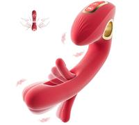 G Spot Vibrator Sex Toys - Rabbit Vibrators Adult Sex Toy for Women, Clitoral Stimulator Dildo with 10 Vibration & 7 Flapping Mode, Waterproof Dildos Sex Machine Anal Toys for Female and Couples
