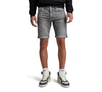 G-STAR 3301 Slim Denim Shorts Shorts Men's , Grey (Faded Grey Neblina D10481-d535-g324) , 28W