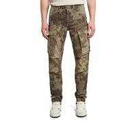 G-STAR 8719965012981 Rovic Zip 3D Regular Tapered Pants, Multicoloured (Vintage Dust Turf Forest Camo D02190-e081-h585), 36 W/36 L