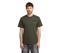 G-STAR Men's Script R T T-Shirt, Grey (Asfalt D26823-d976-995), XXL