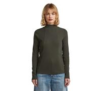 G-star A Line Slim Fit Long Sleeve High Neck T-shirt Green XS Woman