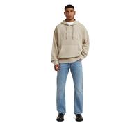 Applique Relaxed Hoodie Sweater - Beige - Men S