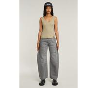 G-Star Asymmetrical Zip Slim Tank Top Light Toggee size S | Shirts Outlet | Women S