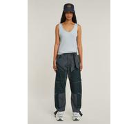 G-star Asymmetrical Zip Slim Sleeveless T-shirt Grey S Women