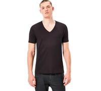 G-star Base Ribbed Premium 1 By 1 Short Sleeve V Neck T-shirt 2 Units Black 2XL Men