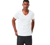 G-star Base Ribbed Premium 1 By 1 Short Sleeve V Neck T-shirt 2 Units