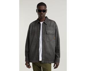 G-Star Boxy Fit Flap Pocket Shirt Worn In Overcast Sky size L | Casual Shirts Outlet | Men L