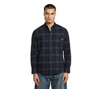 G-STAR Bristum 2.0 Slim Shirt, Multicoloured (India Ink Toby Check D23553-d748-h520), L