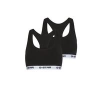 Racerback Bralette 2-Pack - Black - Women M