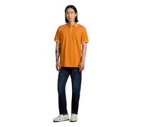 G-Star Chest Logo Striped Polo Orange size S | Poloshirts Outlet | Men S