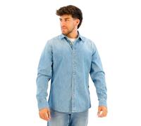 G-star Clean Slim Fit Long Sleeve Shirt Blue M Men