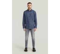 Clean Slim Shirt - Dark blue - Men L