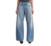 Contor Barrel Wide Jeans - Medium blue - Women 26-28