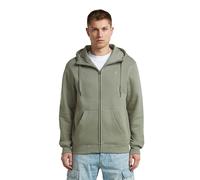 Premium Core Hooded Zip Sweater - Green - Men L
