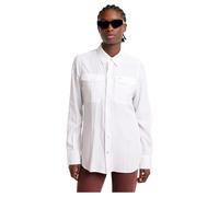 Slim Pocket Shirt - White - Women XS