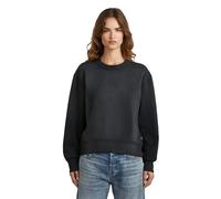 Washed Relaxed Sweater - Black - Women M