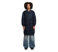 Long Bomber Jacket - Dark blue - Women S