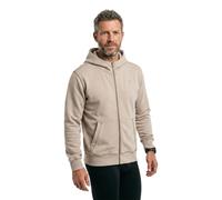 Unit Washed Full Zip Hooded Sweater - Beige - Men XS