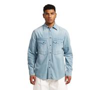 Dakota Regular Shirt Long Sleeve - Light blue - Men S