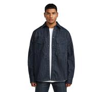 Dakota Regular Overshirt - Dark blue - Men XS