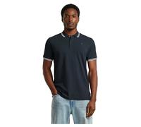 Dunda Slim Stripe Polo - Dark blue - Men S