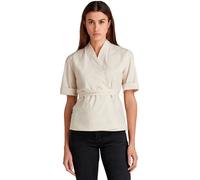 G-star Etd Wrap Short Sleeve Shirt White XS Women