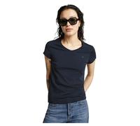 G-STAR Women's Eyben Slim V Top 2.0, Blue (osaka blue D24533-4107-3873), XS