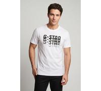 G-Star Faded R T S/s White size L | Print T-Shirts Outlet | Men | White L