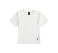 G-Star Girl's t-shirt ss slim crop, White (buff D25561-01-1358), 10
