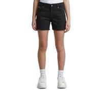Jeans Knit pvt Ltd True Shorts Raw Edge G Shorts, Black (Dk Black D29780-01-6484), 12 Years Girl