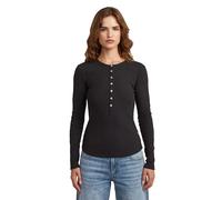 G-star Henley Long Sleeve T-shirt Black XL Woman