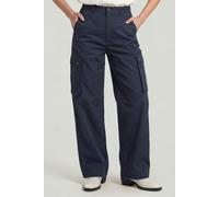 High Waist Cargo Pants - Dark blue - Women 29
