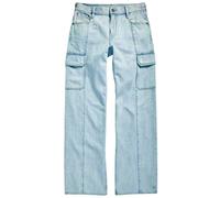 G-Star Women's Judee Low Waist Cargo Pants, Blue (sun faded piscina blue D24673-D536-G319), 30W / 30L