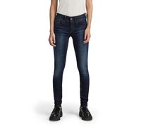 Lynn Mid Waist Skinny Jeans - Dark blue - Women 25-32