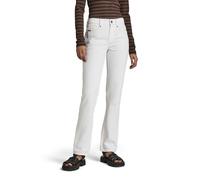 G-Star, Ladies, Jeans, Noxer Straight, Elto white stretch denim, White, W26 L30