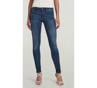 G-Star, Ladies, Jeans, Skinny, Midge Zip Mid Skinny Wmn, Blue, W24 L32