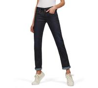 G-Star, Ladies, Jeans, Straight, Midge Saddle Mid Straight, Dark Blue, W23 L30