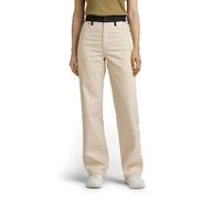 G-Star Women's Tedie Ultra High Straight PM Jeans, Beige (ecru D20999-C525-159), 31W / 34L