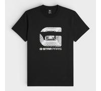 G-Star Logo Paris T-Shirt Black White - XXS