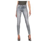 G-star Lynn Mid Waist Skinny Jeans Grey 26 / 32 Woman