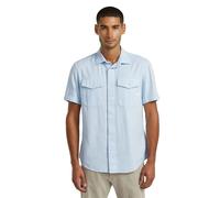G-star Marine Short Sleeve Shirt Blue S Men