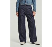 Mega Cargo Pants Denim - Dark blue - Women 29