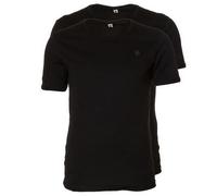 G-STAR Men's Base T-Shirt 2-Pack, Black (Black D07205-124-990), XS