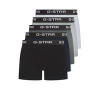 G-Star Men’s 5 Pack Cotton Stretch Trunks - Black, Navy, White & Grey