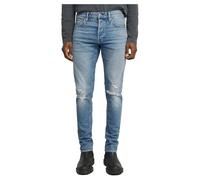 G-STAR Men's 3301 Slim Jeans, Blue (Vintage Blue Vapour Destroyed 51001-D936-H103), 34W / 32L
