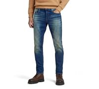 G-STAR Men's 3301 Slim Jeans, Blue (worker blue faded 51001-A088-A888), 32W / 36L