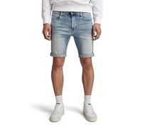 G-Star Men's 3301 Slim Shorts, Blue (lt indigo aged D17418-C051-8436), 36
