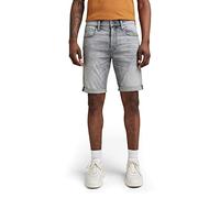 G-Star Men's 3301 Slim Shorts, Grey (sun faded glacier grey D17418-A634-C464), 29