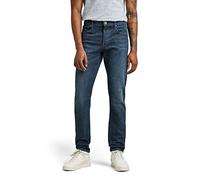 G-Star Men's 3301 Slim style Jeans, Blue (worn in deep teal 51001-D164-D325), 30W / 34L
